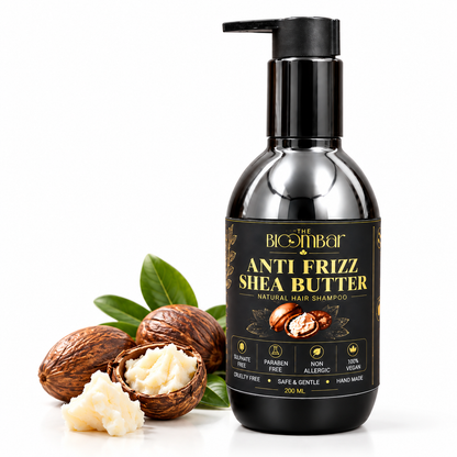 Anti Frizz Shea Butter Natural Hair Shampoo | 200 ML | The Bloom Bar