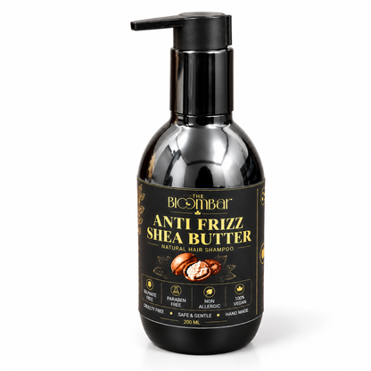 Anti Frizz Shea Butter Natural Hair Shampoo | 200 ML | The Bloom Bar