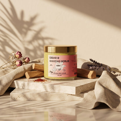 Kesar & Chandan Organic Body Scrub | 100 g
