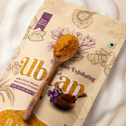 De-Tan Exfoliating Ubtan with Pure Kesar & Essential Proteins | 200g