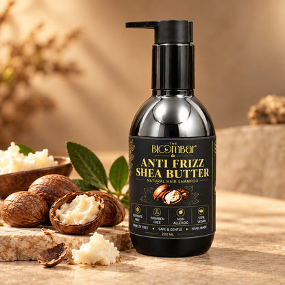 Anti Frizz Shea Butter Natural Hair Shampoo | 200 ML | The Bloom Bar