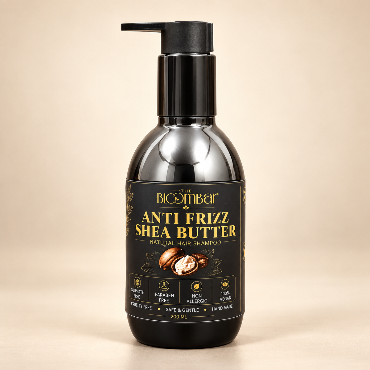 Anti Frizz Shea Butter Natural Hair Shampoo | 200 ML | The Bloom Bar
