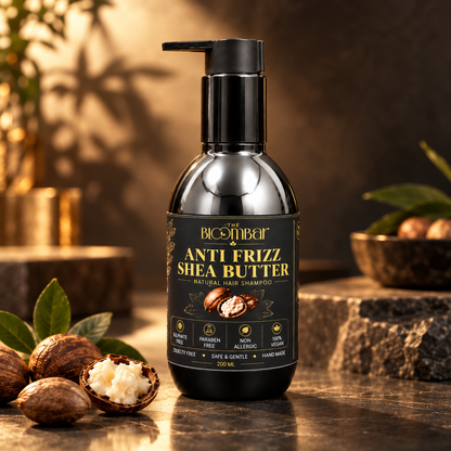 Anti Frizz Shea Butter Natural Hair Shampoo | 200 ML | The Bloom Bar