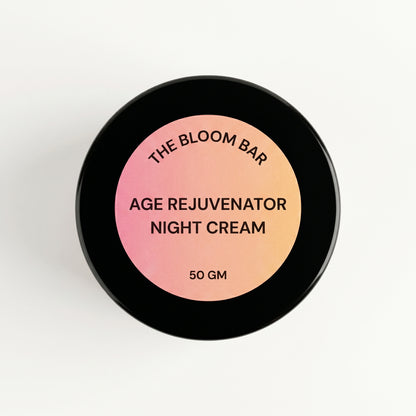 The Bloom Bar Age Rejuvenator Night Cream – Overnight Brightening & Nourishing Cream | 50g