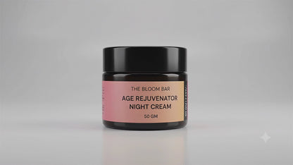 The Bloom Bar Age Rejuvenator Night Cream – Overnight Brightening & Nourishing Cream | 50g