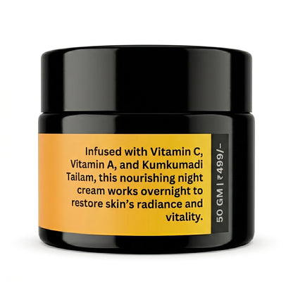 The Bloom Bar Age Rejuvenator Night Cream – Overnight Brightening & Nourishing Cream | 50g