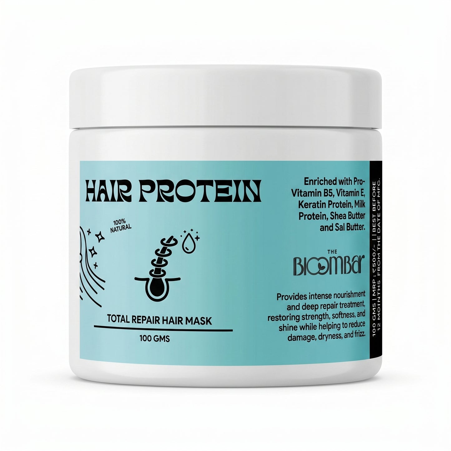 The Bloom Bar Hair Protein Total Repair Hair Mask (100 GMS)